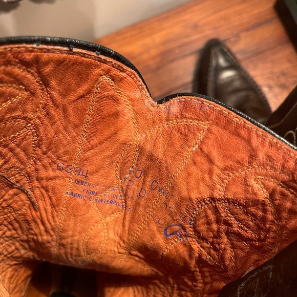 ACME Dark Brown Western Cowboy Boots - Picture 8 of 11